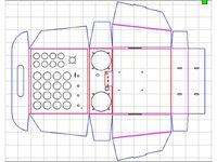 Rythmo BeatBox cardboard cut template by Xanvier