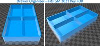 Key FOB Drawer Organizer Tray - Fits GM FOB - Maybe Others by LoadMaster1