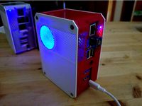 Raspberry Pi 4 Phat Set Top Box - X862 + Ice Tower + GeeekPi Set Top Expansion Board by JISpal01