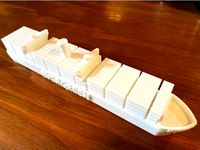 Ever Given Evergreen Suez Canal Blocker Balloon Boat by JHasty