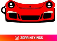 Porsche 992.2 GT3 RS - Key Chain by ninuki