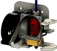 Simplified Ender 3 Hotend & 5015 Partcooling Duct replacement by raeuberhose