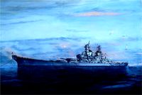 USS Iowa 1/6000 by BrickBOMB2004