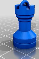 Chess Tower keychain by OSX