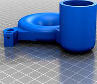 MPCNC Primo Dust Shoe and core Z clamp mod by Noiprox