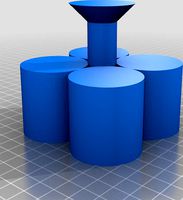 Jiffy pellet carrier with handle and watering port (Vase Mode) by AlwaysHollow