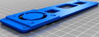 Snapmaker 2.0 PSU cover 40mm fan back plate by Stevetecx