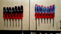 Wall Mounted Screwdriver Holders by BuildBug