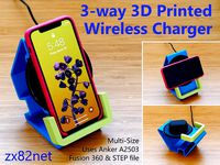 3-way wireless charger by zx82net