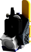 Hypercube Evolution/ Hevo BMG direct extruder carriage by BerronGears