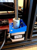 Ender 3 Z-Axis Stepper Mount - Adjustable, Customizable, Parametric by forlack