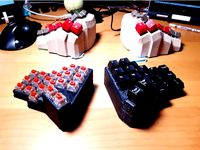 Fish Ladder Keyboard  (Matias Switches) by ak666666