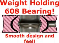 608 Bearing (Holds high weights)(With Oil Hole) by KingSam1st