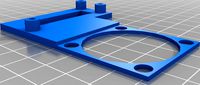 SKR 1.4 Turbo & Raspberry Pi Mount (with additional plate to relocate mosfet) by bordensize