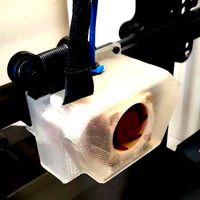 CR6 SE - 4020 Extruder Cover - Optional USB Chip LED & Cover by 3DChanh