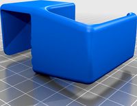 Headphone hanger (siderway, underdesk) by DyLaron