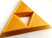 Triforce wall decoration by neyth_makes