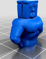 Powdered Toast Man Bust by zoolman88