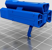 Mobile Suit Gundam Ground Type 6-Tube Missile Launcher by axmaxwell