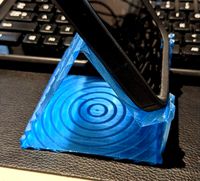 Ripple Vase Mode Large Device Charging Holder with dual layer trick by zuberio