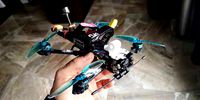 Diatone Roma F4 LR CameraBumper, Front Immortal Antenna Mount, Arm Bumper and GPS ans Buzzer Mount by JTR1