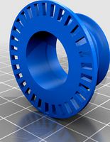 Ender 3 Filament roller guide with runout and jam optic sensor by SinisteRRJ