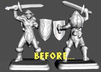 HEROQUEST - Frozen Horror - Female Barbarian repaired by dranac73