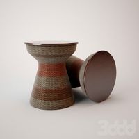 Copa Grande Design Stool - Stripes