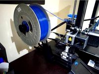 Ender 3 Rear Spool Holder straight remix by ILikon
