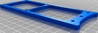 RPI Touchscreen extrusion vertical mount by fuzebox
