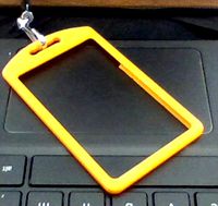 badge holder with no supports needed by Vinny-Manus