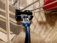 Shower Gillette razor holder by Wowa_Tatarin