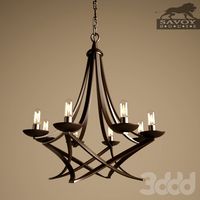 Savoy House Windsung 8-Light English Bronze Chandelier