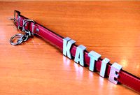 Dog Collar Alphabet Letters by kitaqgamers