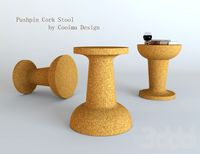 Pushpin Cork Stool by Cooima Design