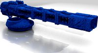 SPACE COMMUNIST SHARK TANK ALTERNATE RAILGUN by PrincessLeliana