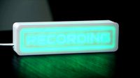 DAW Controlled Wifi Recording Sign by JakesMD