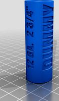12 gauge shotgun dummy round by Mjfaux05