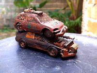 Stacked / Double Decker Gaslands Warden Racer by mvdsgn