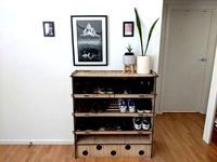 Laser Cut Shoe Rack by Spammington