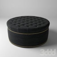 Baxton Studio: цилиндрический пуф