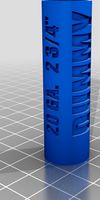 20 gauge shotgun dummy round by Mjfaux05