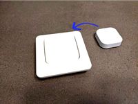 Ikea TRADFRI on/off dimmer button in ABB/Ensto disguise by konkrog