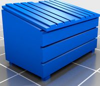 N Scale Dumpsters by kburneau