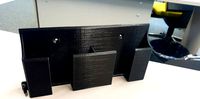 Dual wall dock / holder for phones while charing by donrico1234