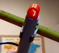 Squid pole connector for tape measure yagi antenna by JohnThingyverse