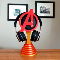 Marvel Avengers Echo Dot Headphone Stand by 3DPrintBunny