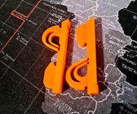 Clip module pair (enforced remix) for Elfa pegboard by VStepanets