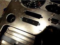 PS/2 panel-mount socket to DB25 adaptor plate by d0pefish