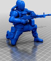 Stalkers and scientists in hazmat and protective armour by Nth_Level_Design